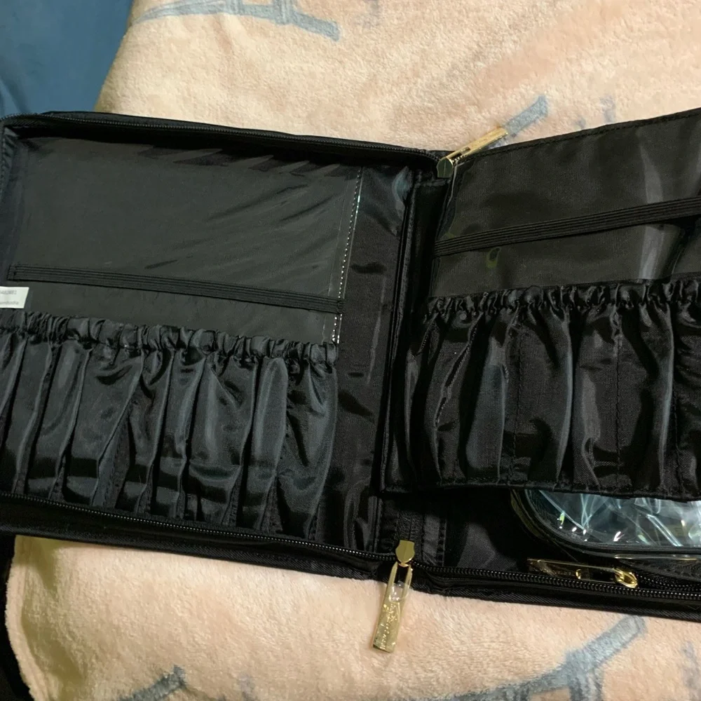 Tartan and twine makeup case - Picture 3 of 3